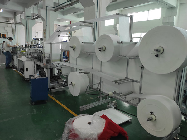 Our factory sold 100 fully automatic and semi-automatic plane mask machines to the Chinese and international markets