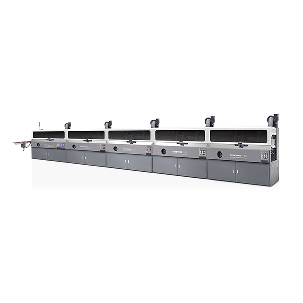 Fully Automatic Linear Multicolor Screen Printing Line