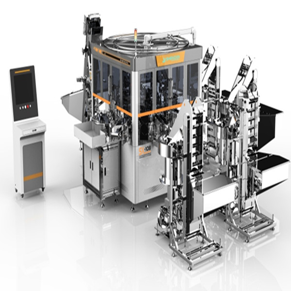 Fully Automatic Assembly Line For NINE Piece Caps Lids