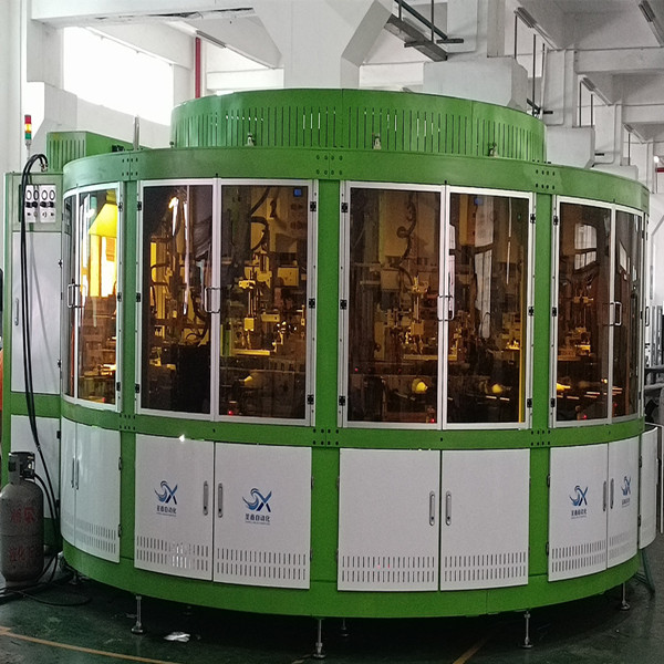 8 color fan-shape screen printer on glass conical flasks